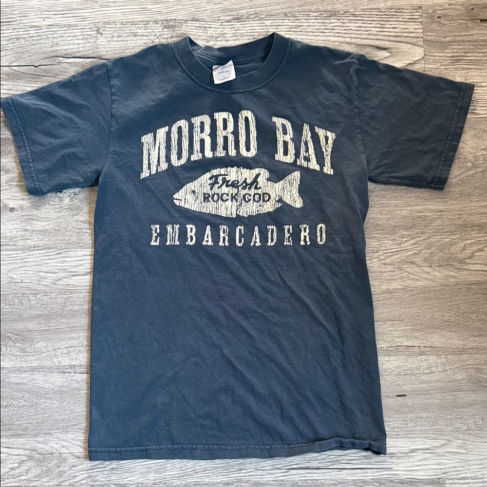 Gildan Morro Bay Embarcadero Tee - Dark Blue
